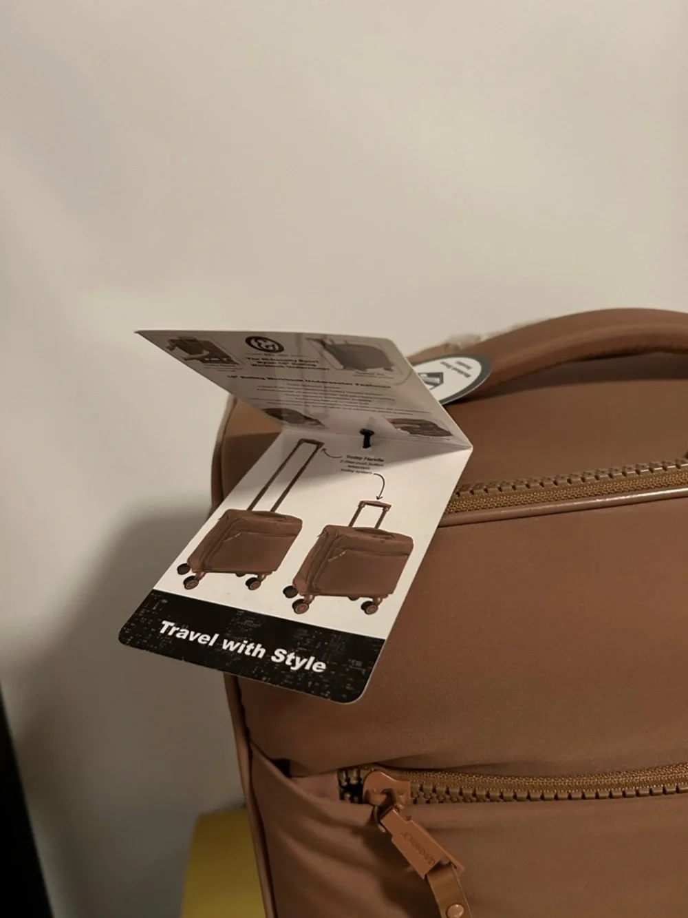 Joan & David Tan Carry-On 16” Rolling Workbook UNDERSEATER